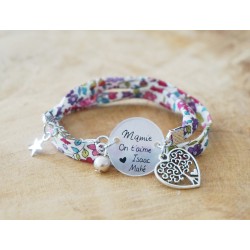 bracelet liberty cercle à personnaliser