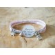 bracelet cuir daim liberty à personnaliser Tata