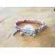 bracelet double tour liberty à personnaliser Maîtresse