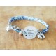 bracelet double tour liberty à personnaliser