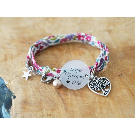 bracelet liberty cercle à personnaliser