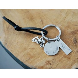 Porte clé gravé Parrain