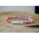 bracelet gris gravé