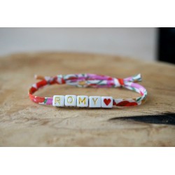 bracelet gris gravé
