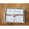 bracelet et carte à personnaliser Mamie