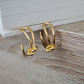 Boucles d’oreilles créoles Infinity
