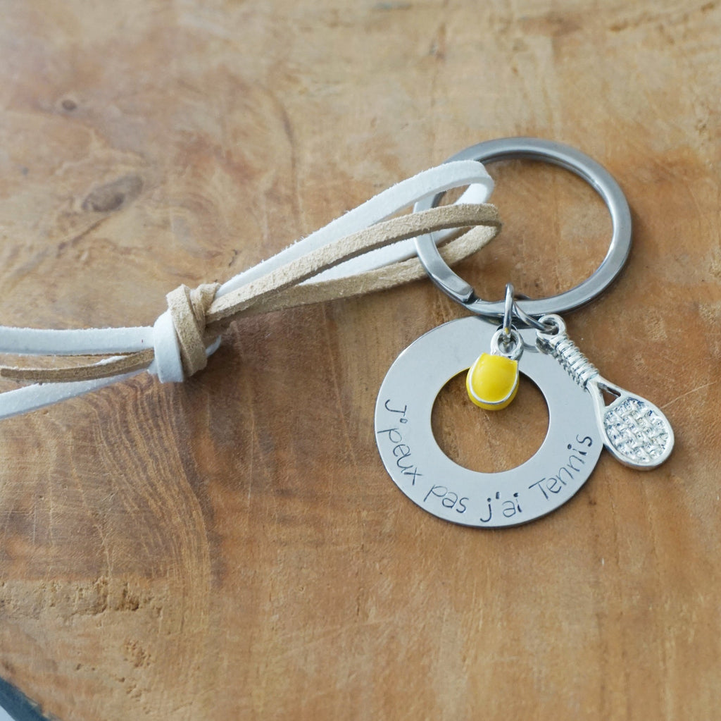 porte clé tennis