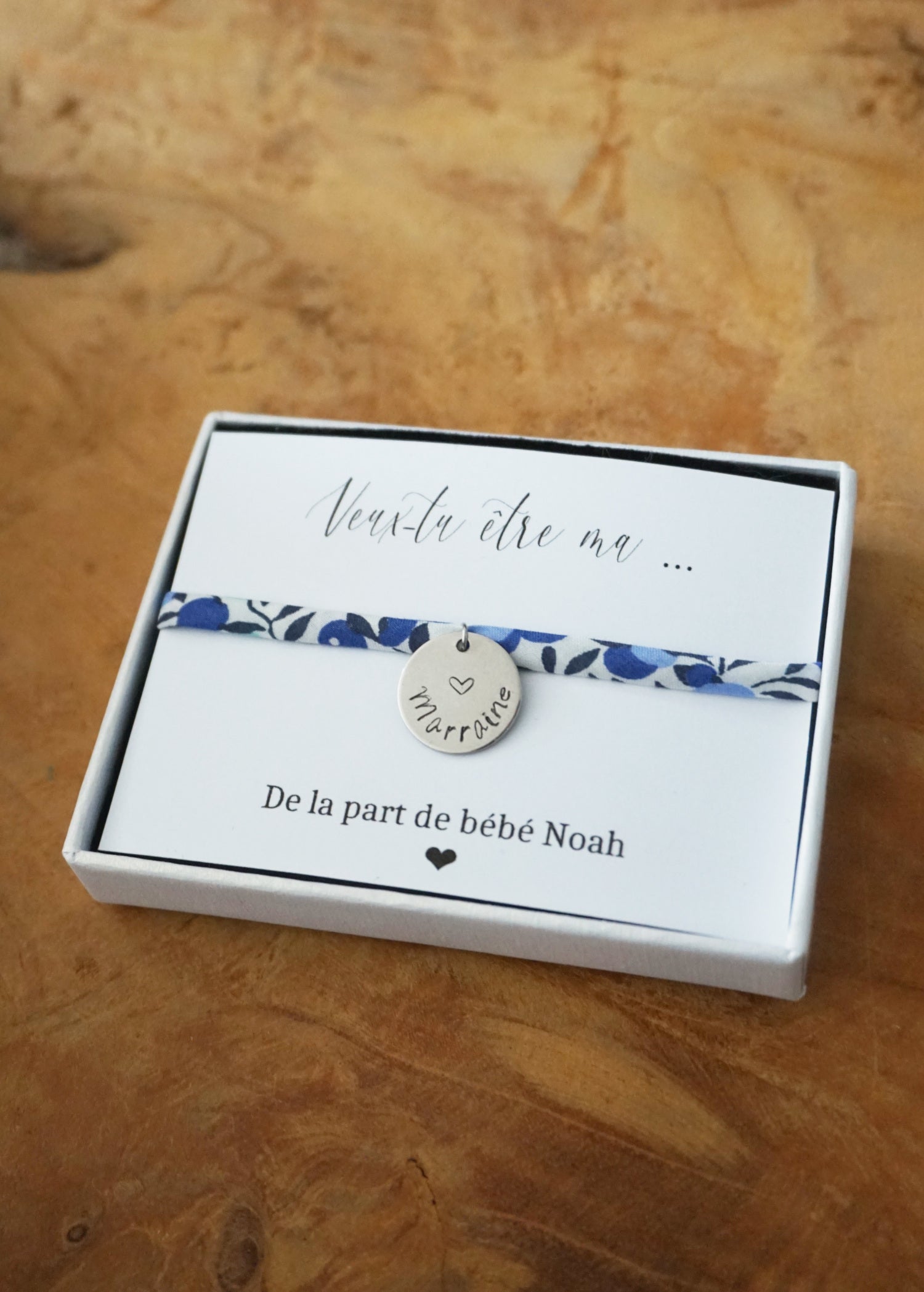 bracelet médaille Marraine