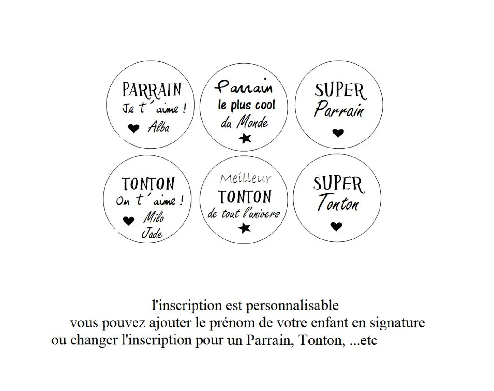 porte clé tonton